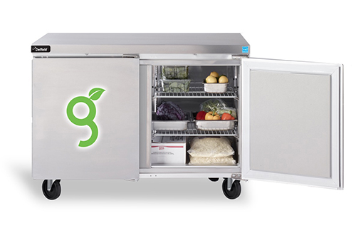 Delfield New Coolscapes™ Undercounter/Worktables with new Hydrocarbon Refrigeration meets new DOE Requirements