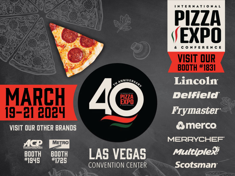 Exhibiting at Pizza Expo and Bar Restaurant Expo